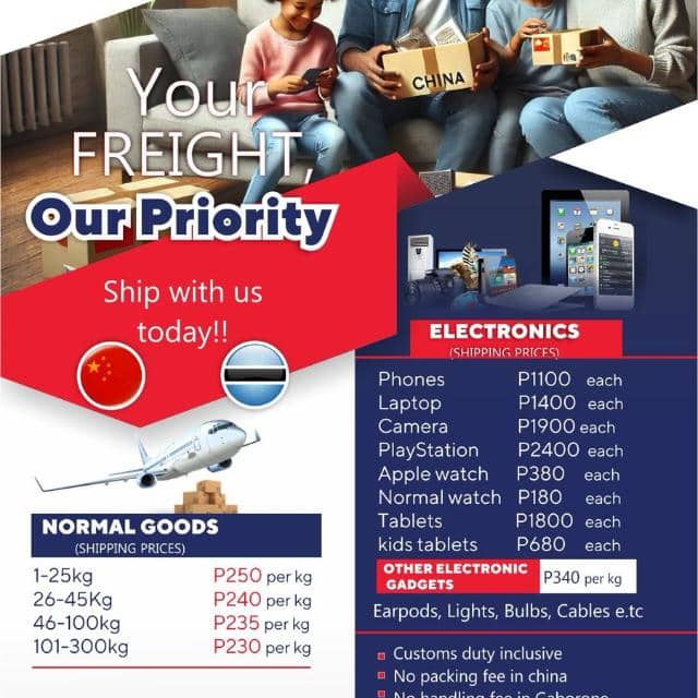 Your reliable China-Botswana shipment plug